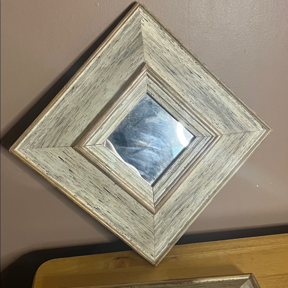 😄Weathered pine framed mirrors made in Canada - Picture 2 of 6